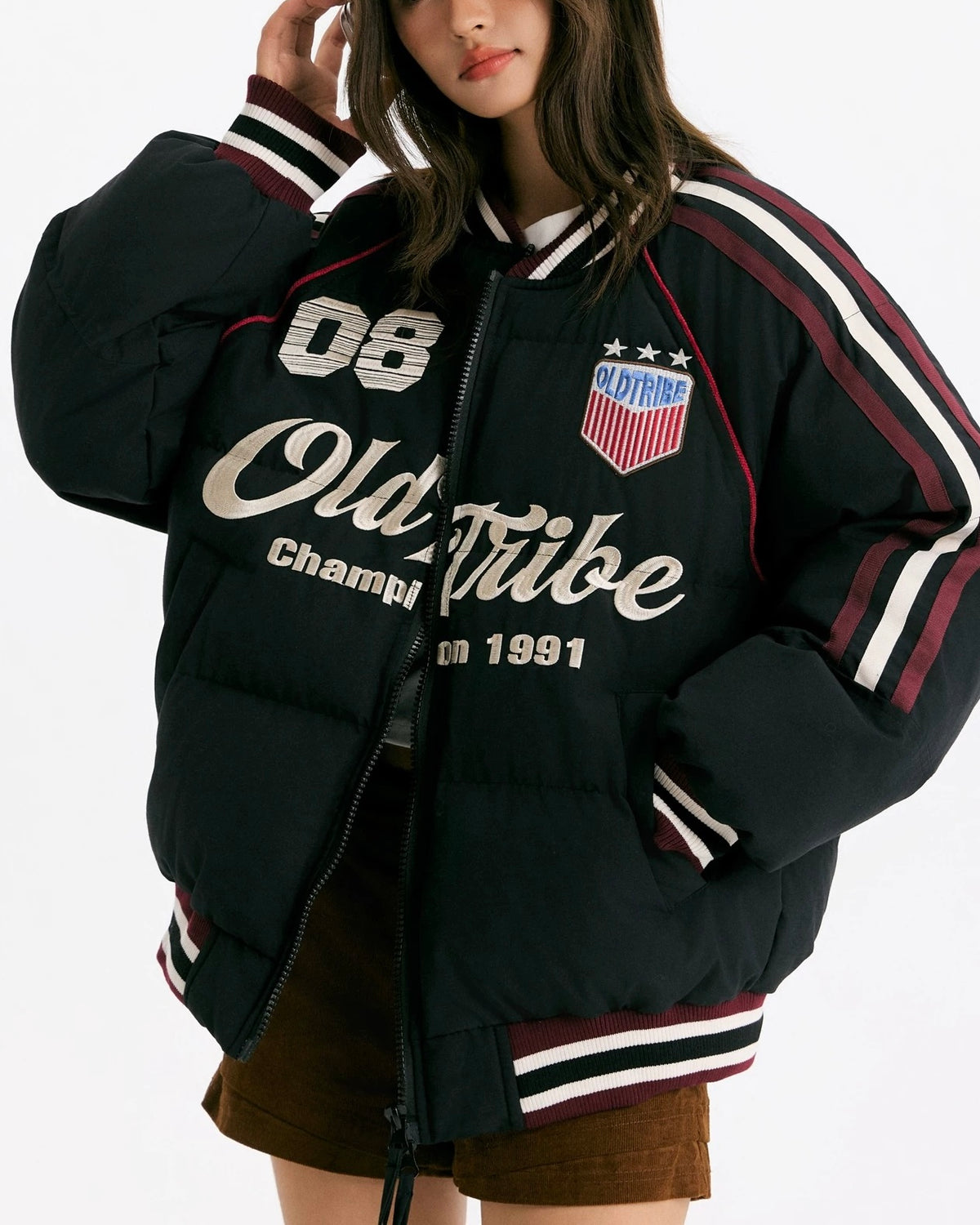 刺綉字母百搭外套