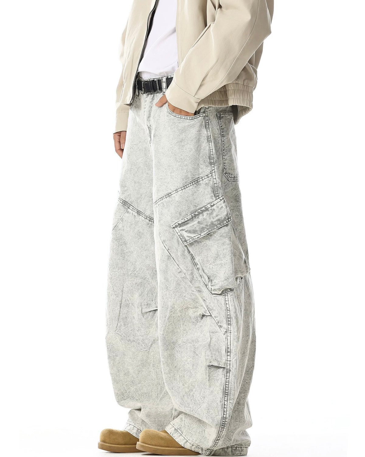 Loose-fitting casual trousers