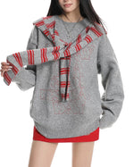 striped hoodie sweater