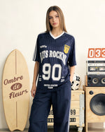 레트로 스포츠 루즈 반팔