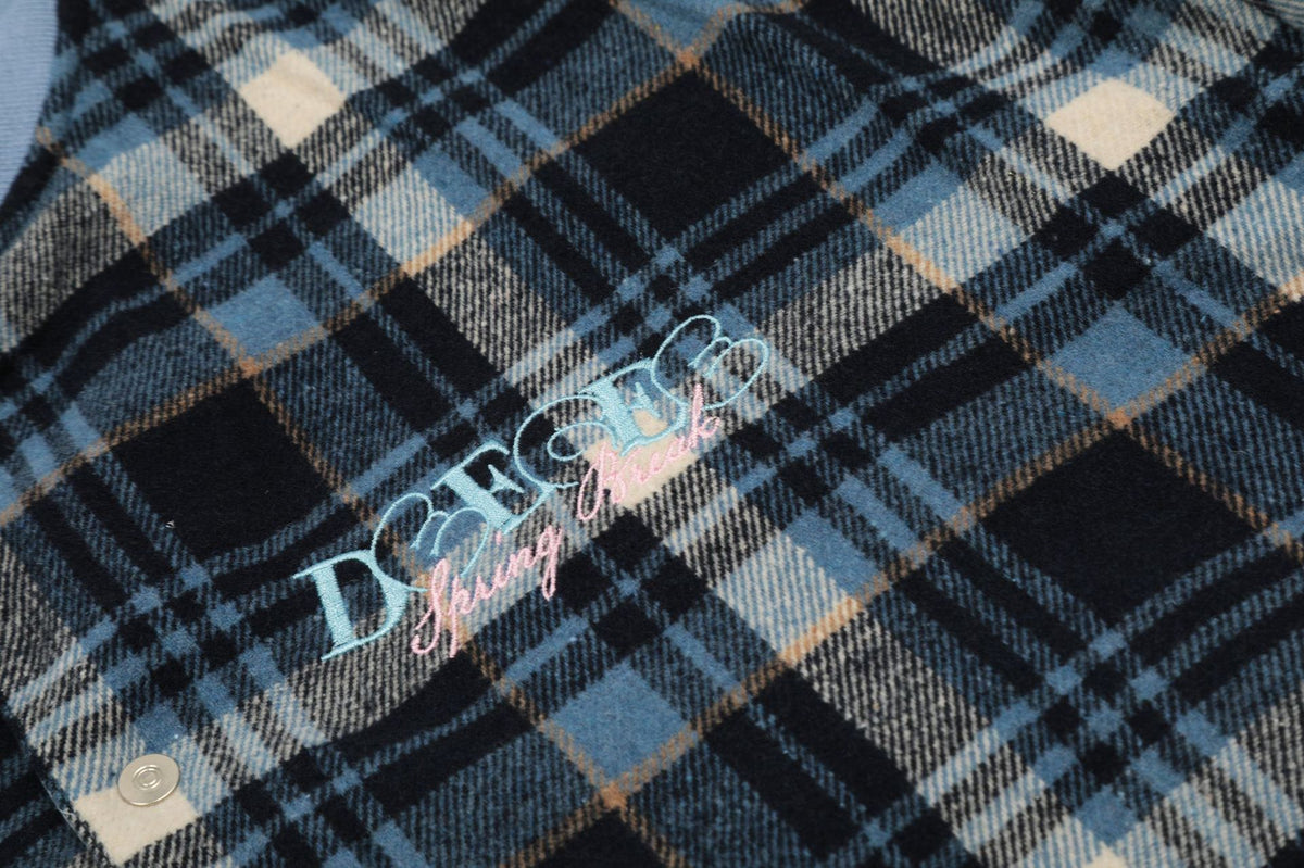 vintage embroidered reversible jacket