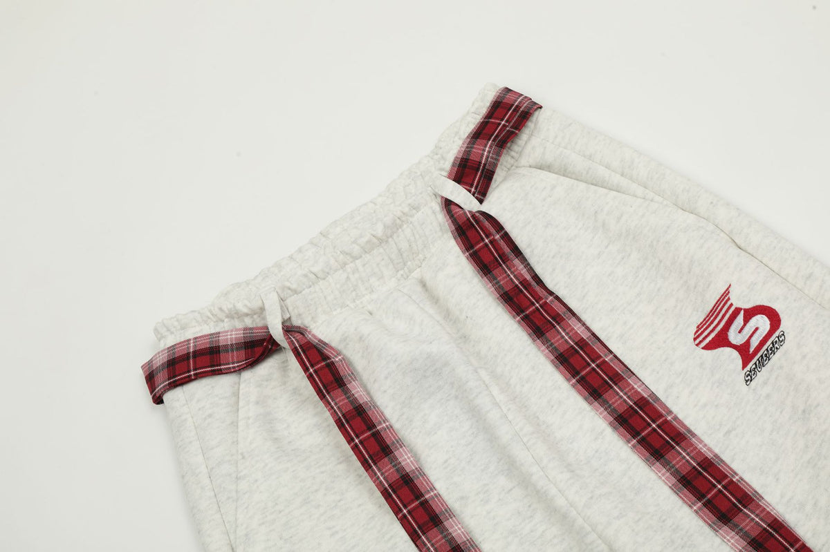 Vintage long belted casual trousers