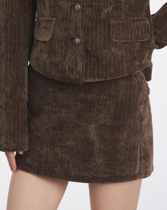 Retro woolen short jacket (women)