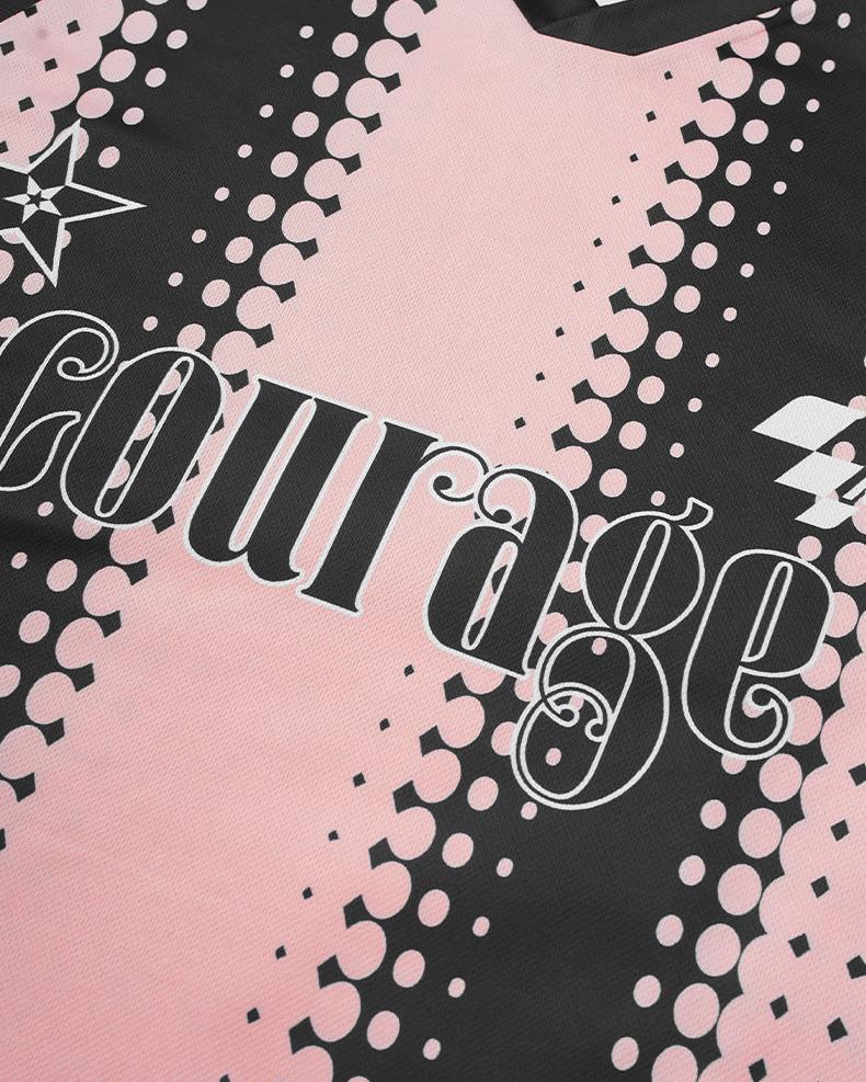 復古漸變運動長袖