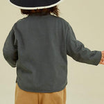 復古印花透氣長袖