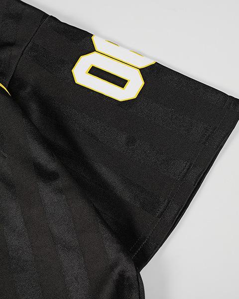 v領運動條紋短袖