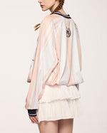 復古豎條紋長袖