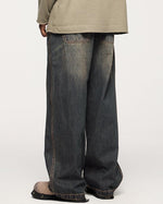 直筒休閑牛仔褲