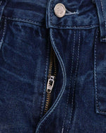 寬鬆簡約牛仔長褲