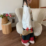 Cute knitted top and pants set