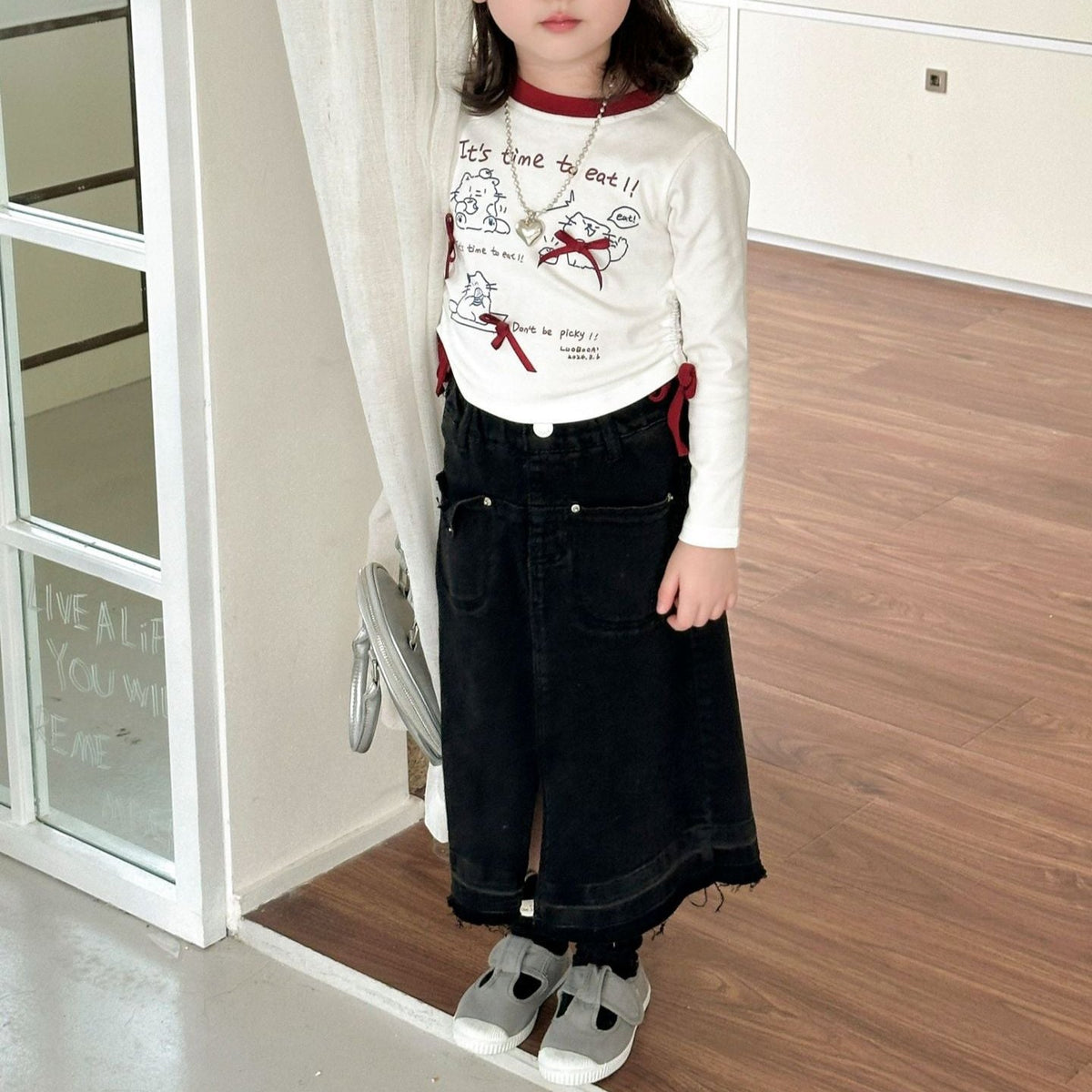 可愛蝴蝶結長袖