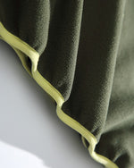 Casual stand-up collar fleece-lined sweatshirt