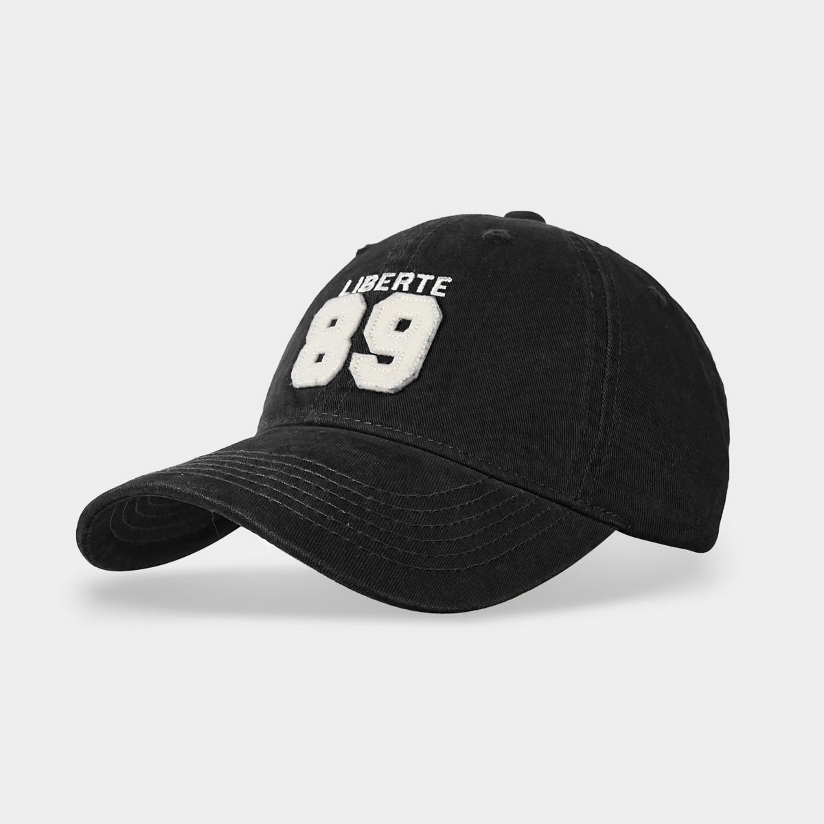 カラーブロック刺繍入りベースボールキャップ