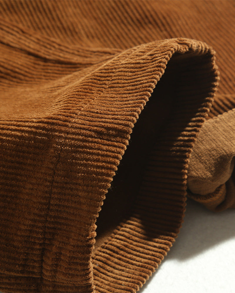 Corduroy casual trousers