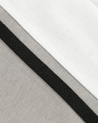 Colorblocked round neck short sleeves