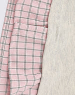 가짜 투피스 스플라이스 반팔 셔츠