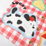 復古卡通針織毛衣