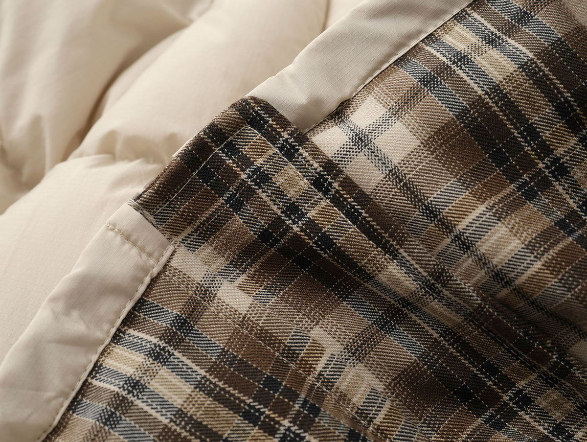 Retro reversible cotton jacket