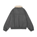 Retro patchwork cotton jacket