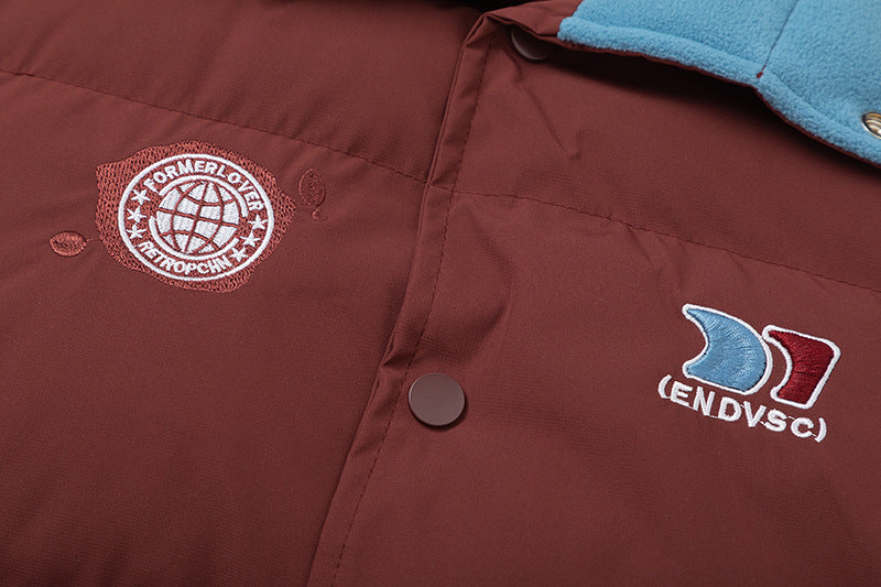 Retro simple cotton jacket