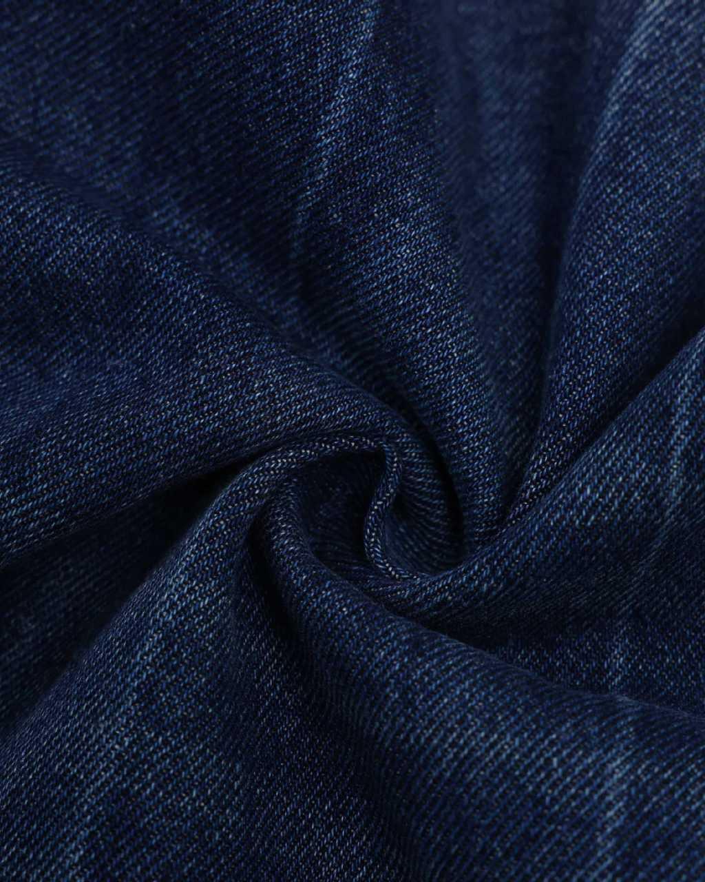 寬鬆簡約牛仔長褲