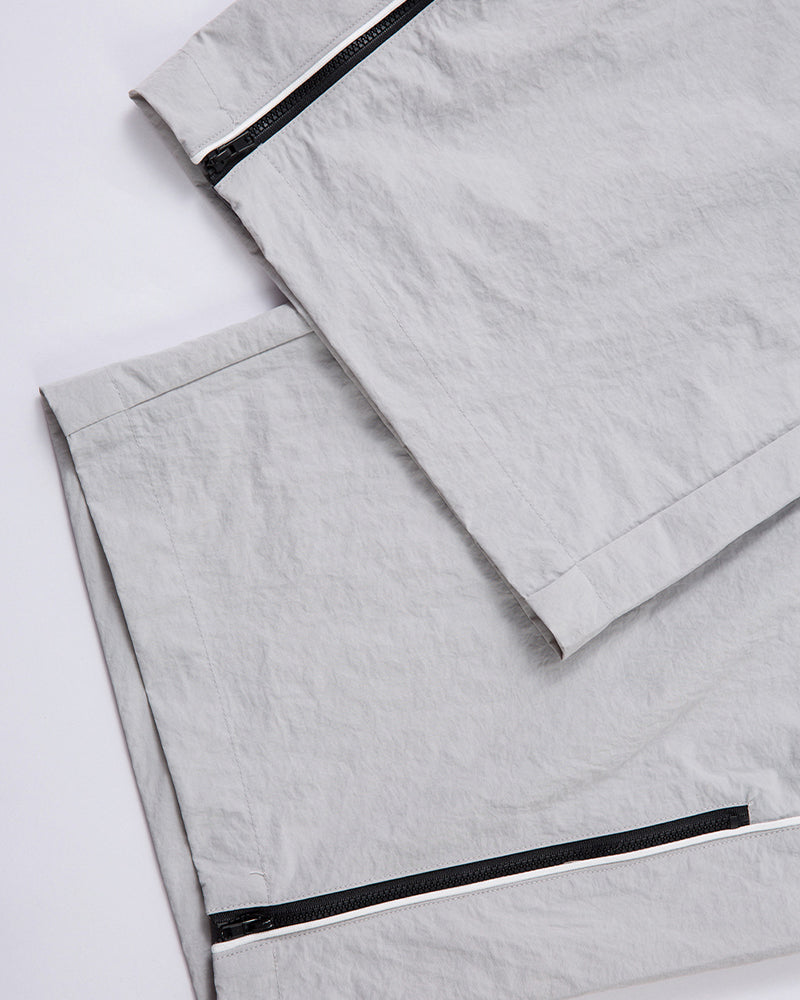 Panelled straight-leg casual trousers