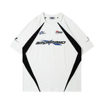 拼接撞色運動風短袖