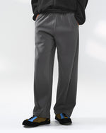 Solid color casual straight leg pants