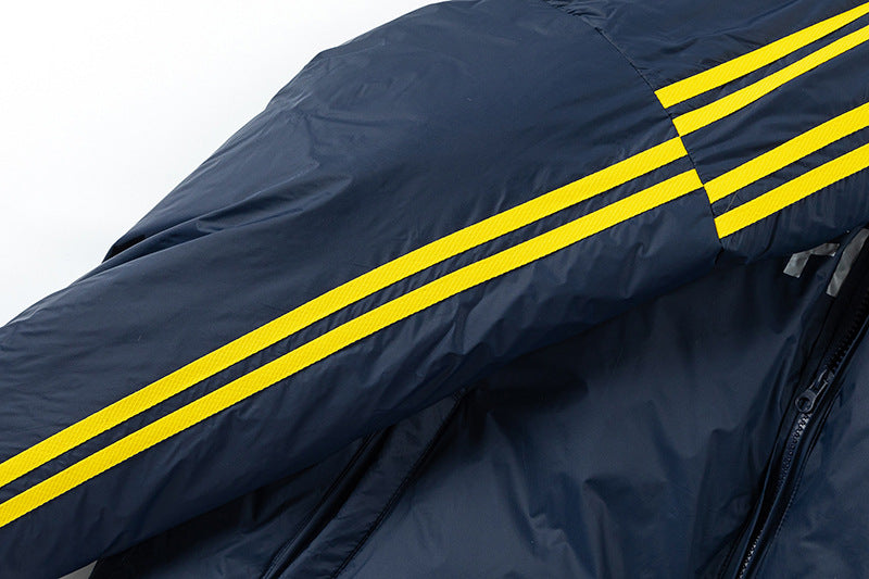 레트로 대비 컬러 심플 재킷