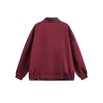 Retro reversible plaid jacket