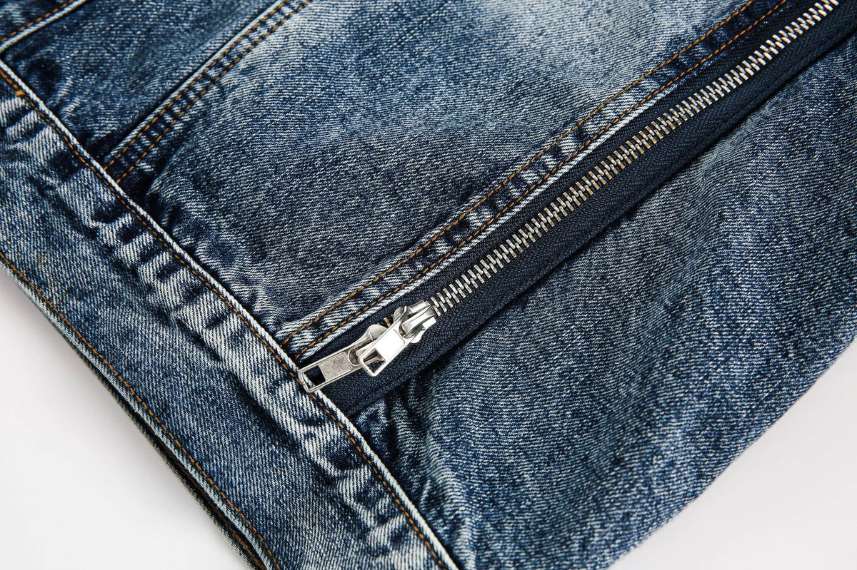 Vintage washed denim jacket