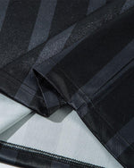 레트로 대비 스트라이프 반소매