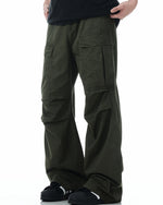 Multi-pocket casual trousers