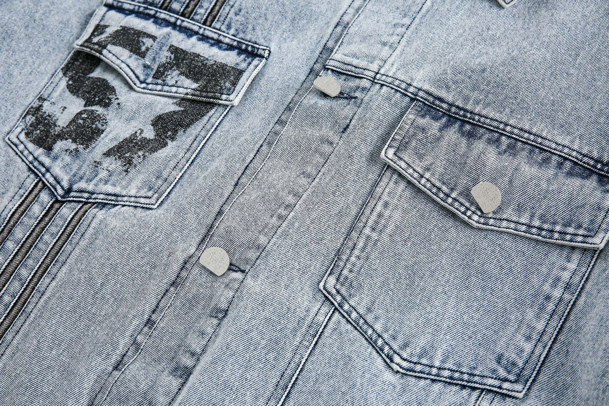 vintage loose denim jacket