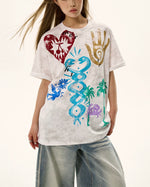 레트로 심플 반팔