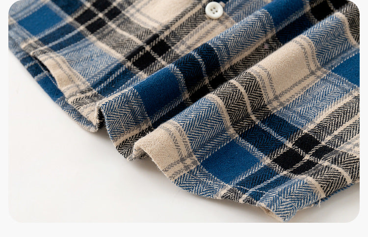 Cute plaid long sleeve shirt