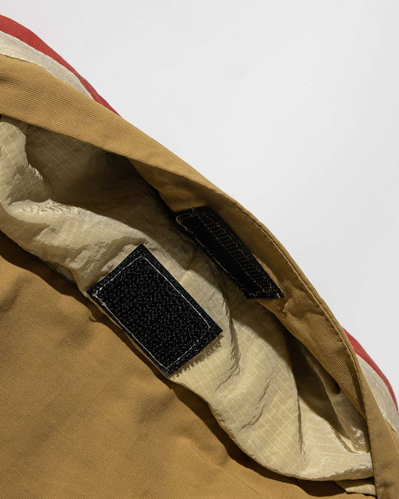 Color-blocked short jacket