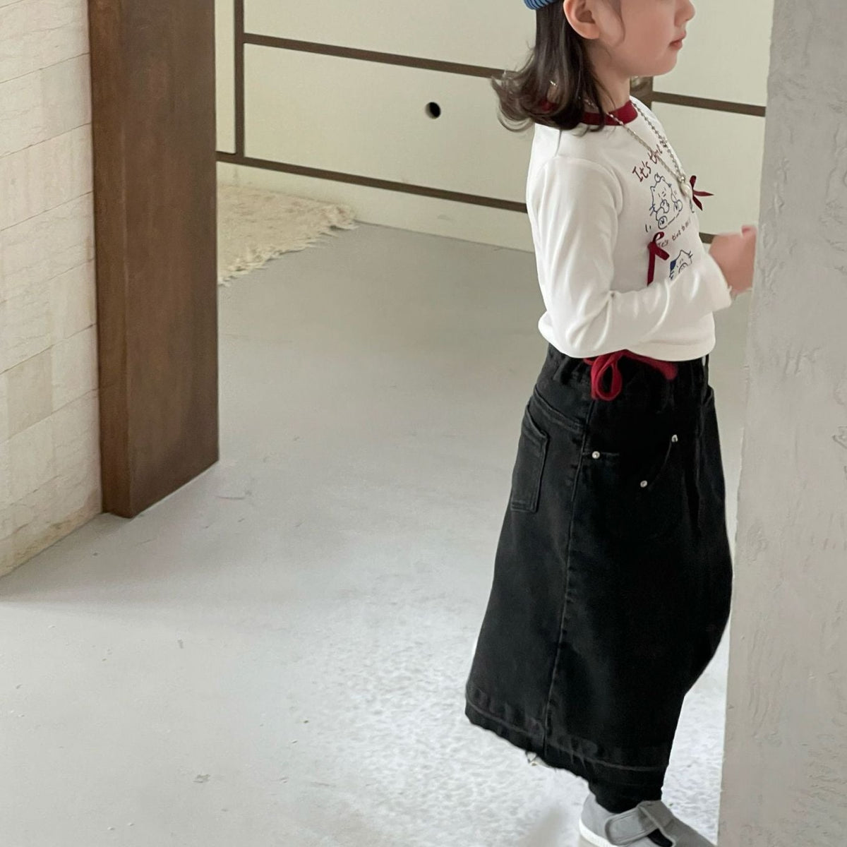 可愛蝴蝶結長袖