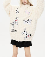 Fun Dalmatian Stand Collar Jacket