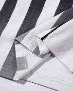 레트로 스트라이프 레터 반팔