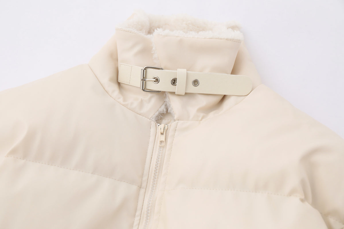 Retro simple versatile cotton jacket