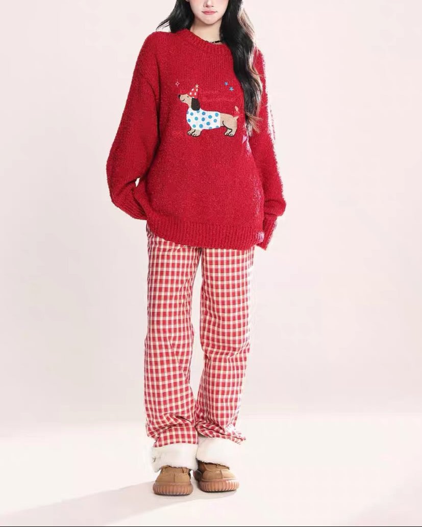 vintage loose pullover sweater