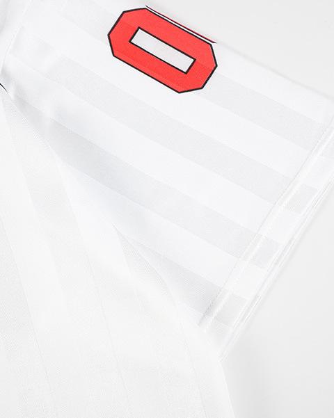 v領運動條紋短袖