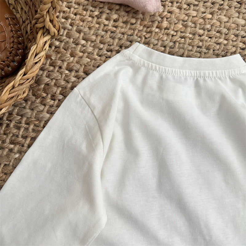 可愛蛋糕印花長袖