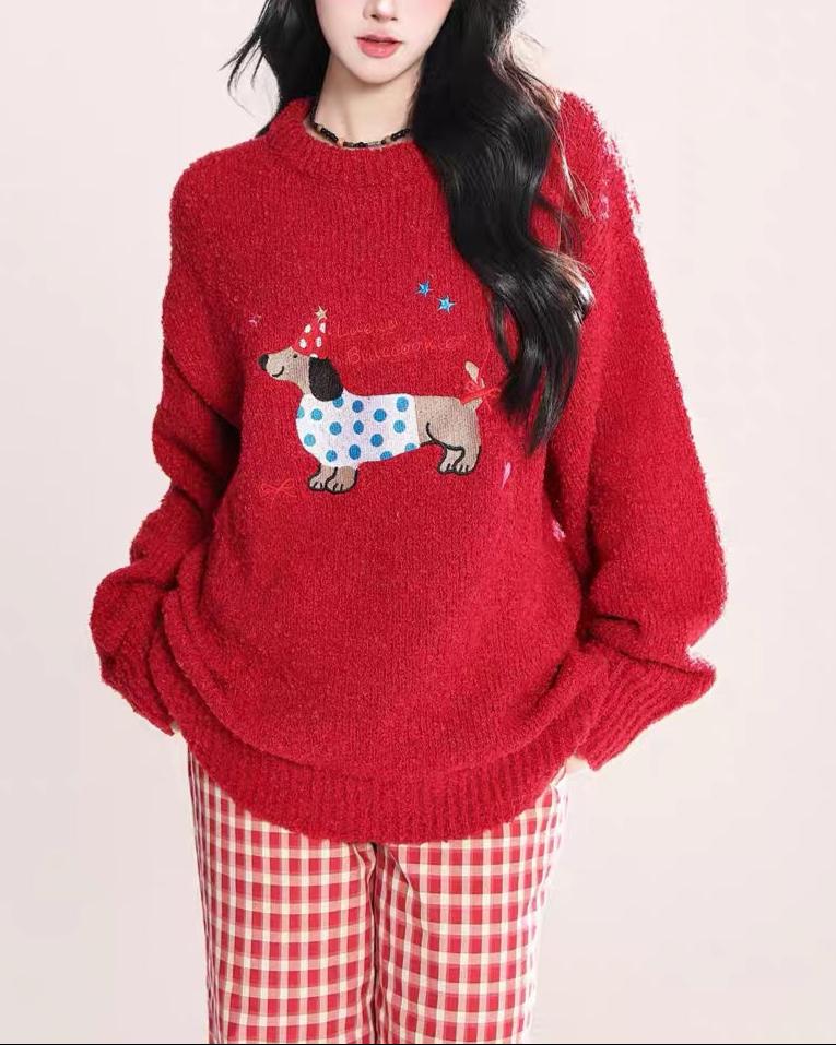 vintage loose pullover sweater