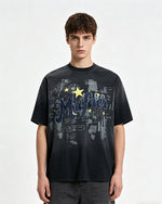 Casual Embroidered Sports Short-Sleeve
