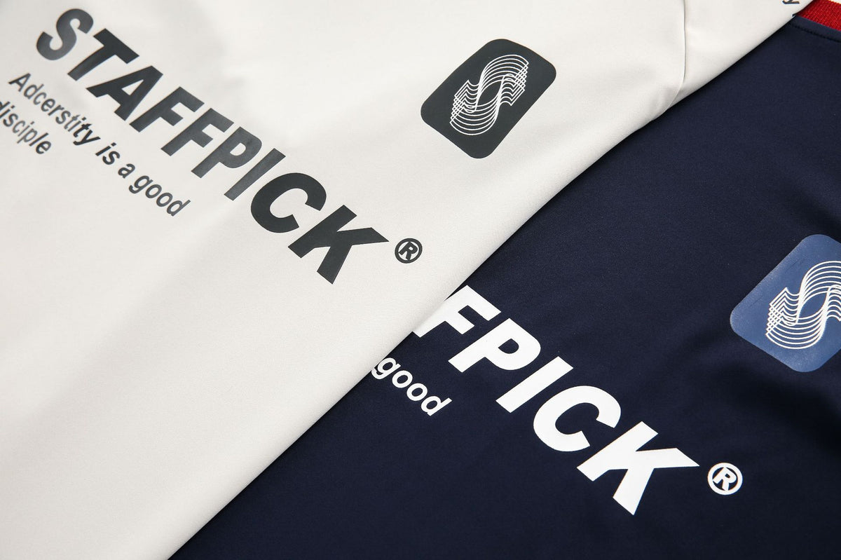 Retro patchwork round neck long sleeves