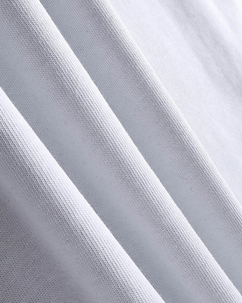 Retro striped short sleeves