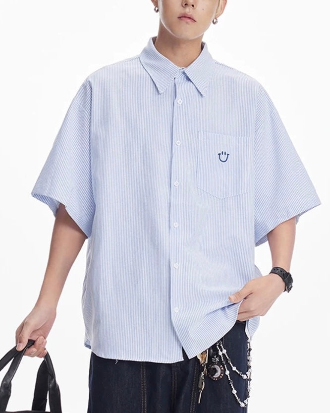 Solid color all-match shirt