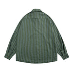 美式復古簡約條紋襯衫
